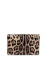 Alexander McQueen Leopard Printed Small Skull Clutch Bag