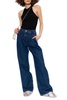 Anine Bing Carrie High-Waist Pleated Wide-Leg Jeans