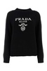 Prada Logo Knitted Round Neck Sweater