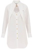 Vivienne Westwood Heart Cut Out Shirt Dress