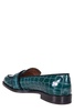 Aquazzura Martin Embossed Loafers