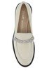 Stuart Weitzman Embellished Braided Detail Loafers