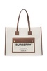 Burberry Logo Printed Medium Tote Bag