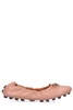 Tod's Bow Detailed Round Toe Flat Shoes