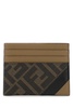 Fendi Man Printed Fabric Fendi Diagonal Card Holder