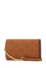 MCM Aren Monogram Embossed Crossbody Wallet