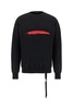 Ann Demeulemeester Feather-Printed Crewneck Sweatshirt