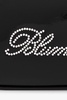 Blumarine Logo Rhinestone Embellished Patent Shoulder Bag