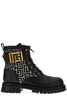 Balmain Charlie Monogram Jacquard Ranger Boots