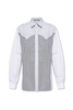 Maison Margiela Panelled Striped Button-Up Shirt