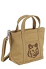 Maison Kitsuné Fox Head Embroidered Mini Tote Bag