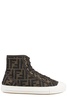 Fendi Monogram Jacquard High-Top Sneakers