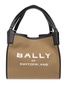 Bally Logo Printed Large Tote Bag