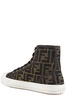 Fendi Monogram Jacquard High-Top Sneakers