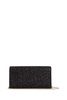 Jimmy Choo Emmie Glitter-Detailed Chain-Linked Clutch Bag