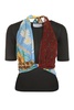 Marine Serre Twisted Scarf Embellished Top