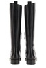 Tory Burch Logo Embossed Riding Boots