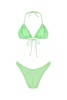 Reina Olga Guia Scrunch Detailed Triangle Bikini Set