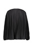 Rochas Baloon Sleeved Pleated Crewneck Blouse