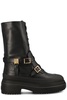 Fendi Delfina Lace-Up Biker Boots