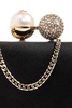 Jimmy Choo Cloud Embellished Chain-Linked Satin Clutch Bag