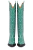 Ganni Jacquard Detail Western Boots