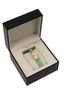 Fendi Woman Mint Green Leather O Lock Vertical Watch