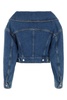 Alexander McQueen Cropped Denim Jacket