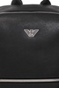 Emporio Armani Logo Plaque Zipped Backpack