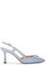 Bally Eva Logo Plaque Slingback Pumps