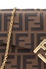 Fendi Logo Plaque Chained Wallet