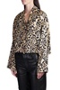 Nanushka Vally Leopard Printed Cropped Shirt