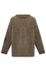 Maison Margiela Mended Intarsia-Knitted Crewneck Jumper