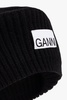 Ganni Beret With Logo