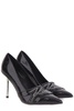 Karl Lagerfeld Pointed Toe Studs Embellished Pumps