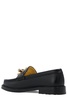 Moschino Logo Plaque Round Toe Loafers