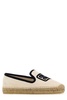 Miu Miu Logo-Embroidered Slip-On Espadrilles