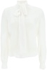 Moschino Bow Detailed Long-Sleeved Shirt