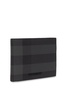 Burberry Logo Plaque Checked Bifold Wallet