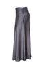 Alberta Ferretti Flared Hem Satin Midi Skirt