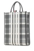 Thom Browne Man Printed Leather Shopping Bag