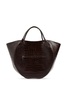 Wandler Mia Embossed Logo Printed Tote Bag