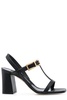 Sergio Rossi Buckled T-Bar Heeled Sandals