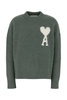 AMI Paris Ami de Coeur Logo Intarsia-Knit Jumper