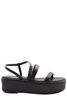 The Row Double Strap Wedge Sandals