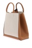 Canvas & Leather Small Tote Bag