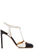 Francesco Russo Two-Toned T-Bar Pumps