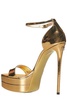 Dolce & Gabbana Metallic Platform Sandals