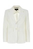 Weekend Max Mara Woman White Cotton Blend Dattero Blazer