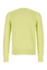 Dries Van Noten Man Acid Green Alpaca Blend Sweater